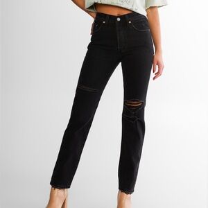 Levi’s 501 Distressed Black Jeans Size 24 x 30